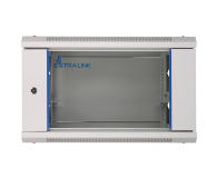 Extralink Szafka wisząca rack 6U 600x600 szara szklane drzwi EX.8567 - 484936 - zdjęcie 2